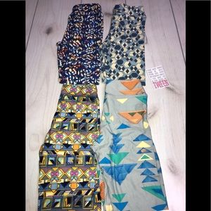 tween (size 7-00) lularoe leggings lot